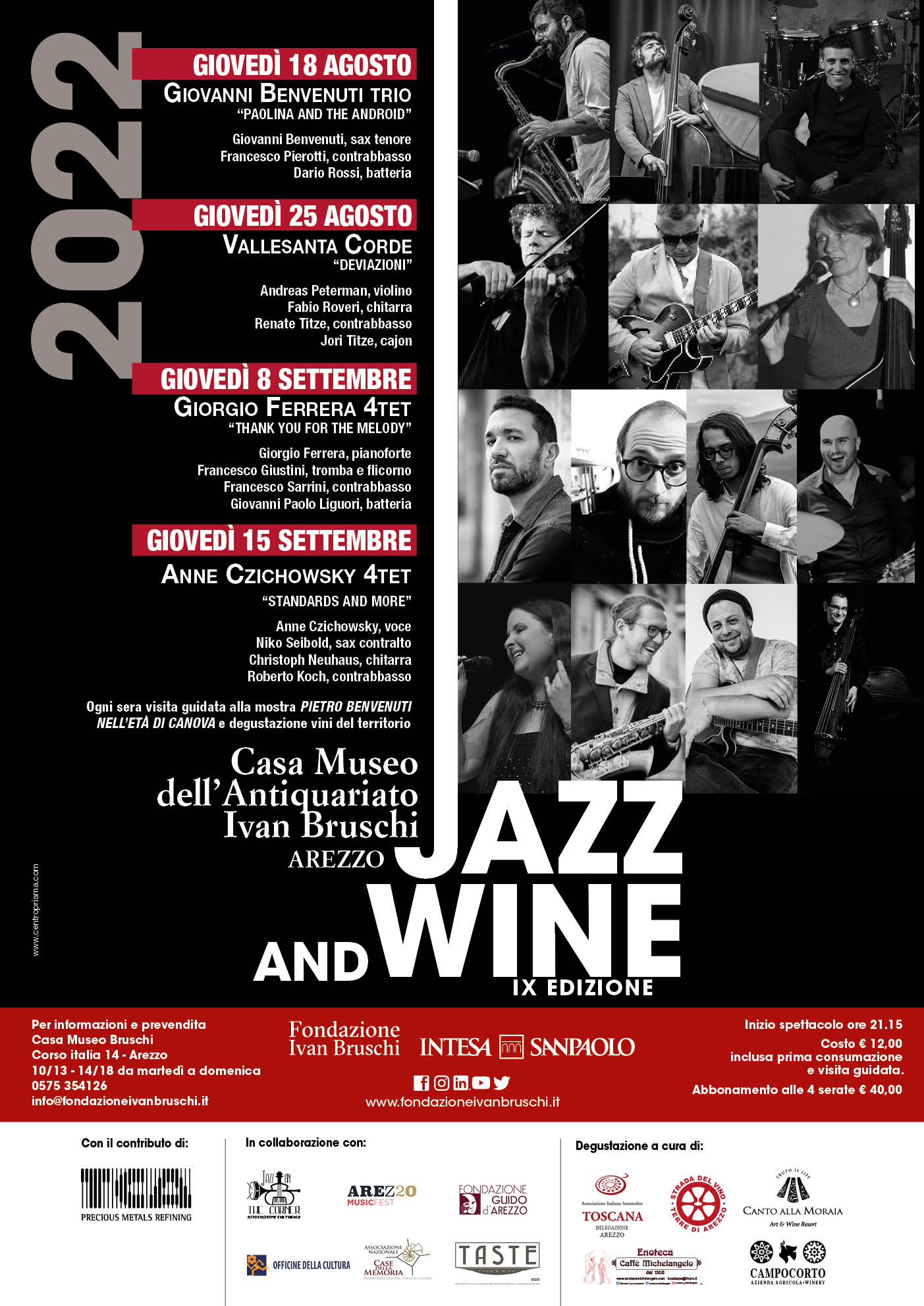 Strada del Vino Terre di Arezzo collabora con Jazz Wine 2022