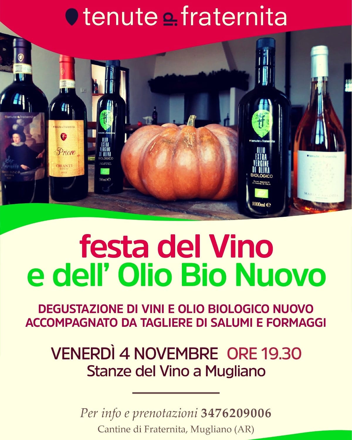 Festa del Vino e dell Olio Bio nuovo Tenute di Fraternita