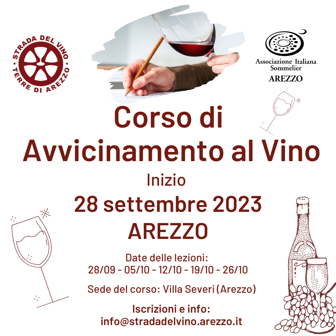 In autunno riparte il Corso di Avvicinamento al Vino Inizio 28